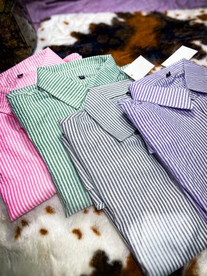 Striped Collar Shirts
